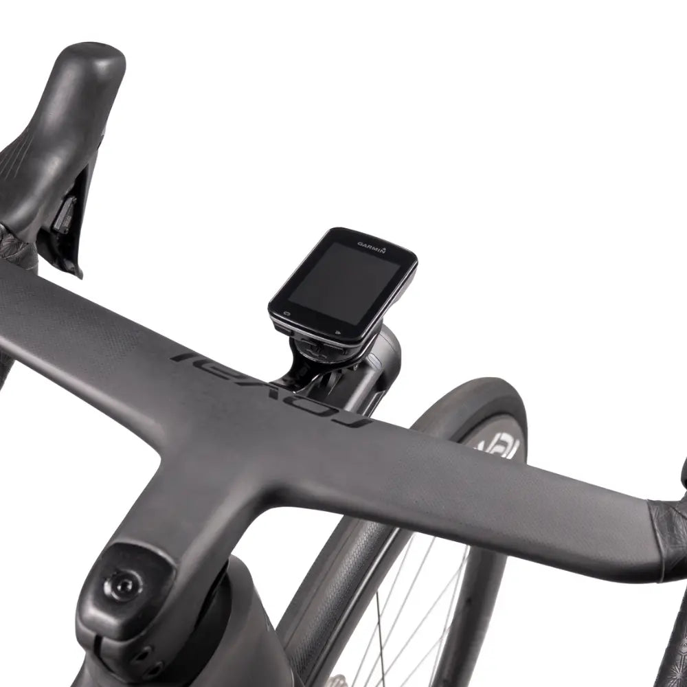 Garmin Radcomputer am Rad montiert