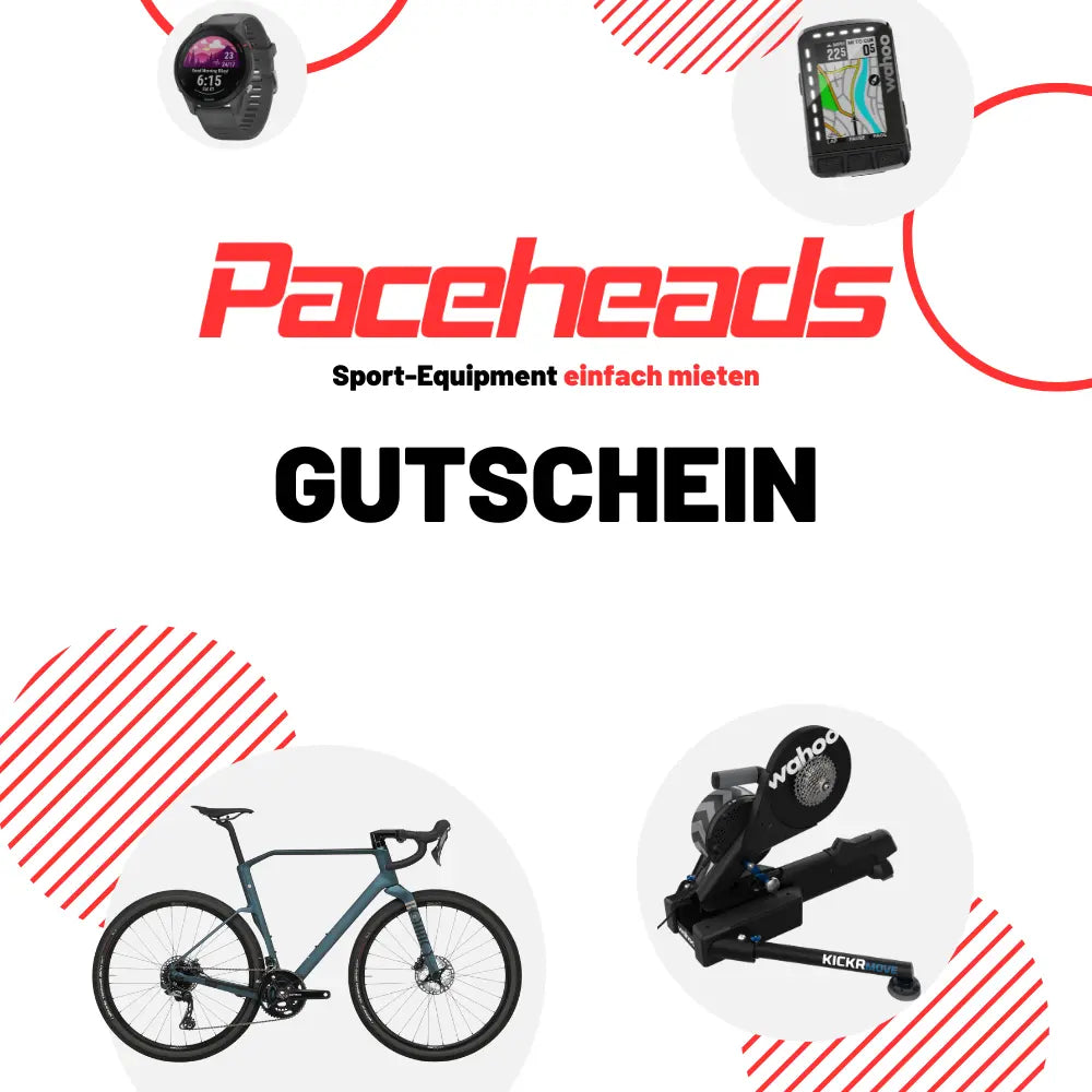 Paceheads Gutschein mit verschiedenen Abo Produkten
