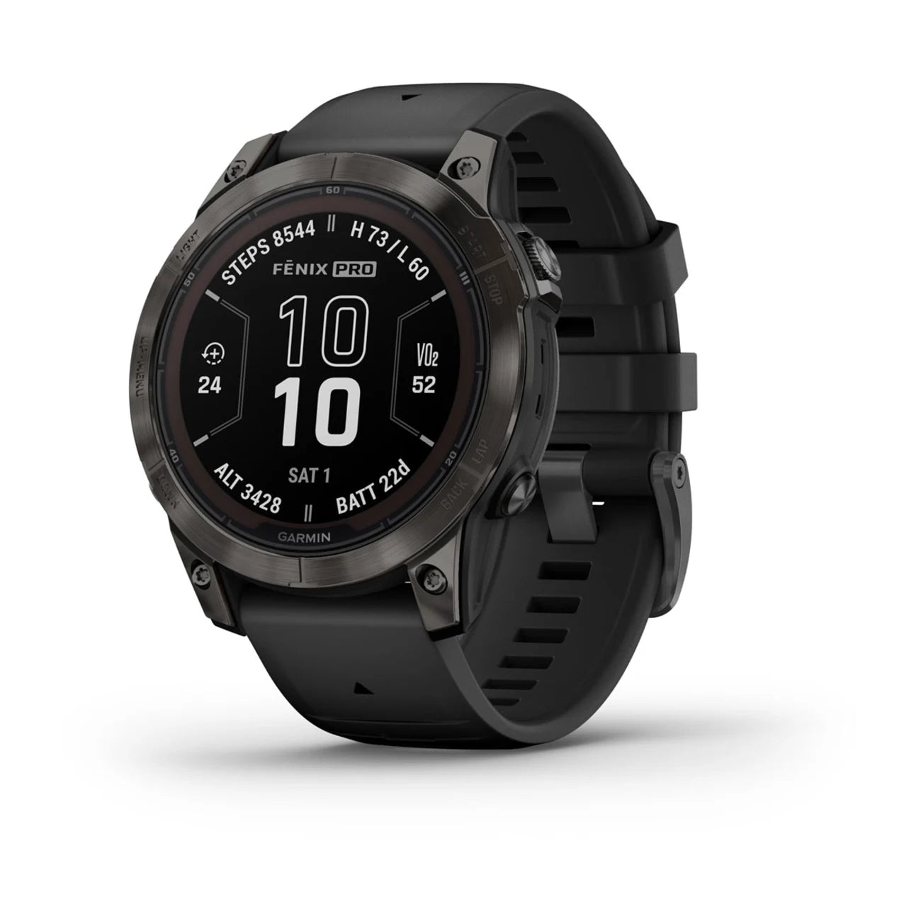 Garmin Fenix 7/7S Pro Sapphire Solar Edition GPS Multisport-Smartwatch von vorne