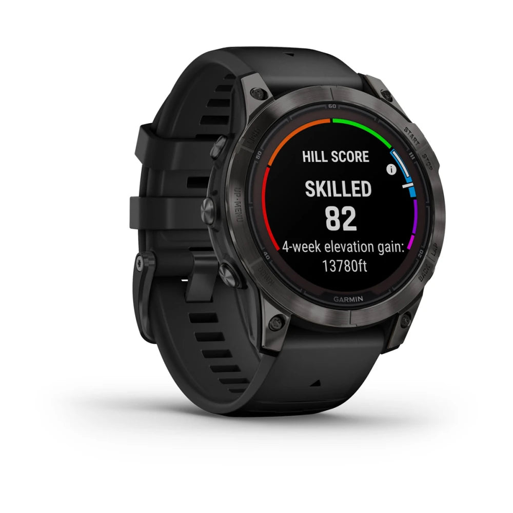 Garmin Fenix 7/7S Pro Sapphire Solar Edition GPS Multisport-Smartwatch mit Hill Score