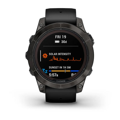 Garmin Fenix 7/7S Pro Sapphire Solar Edition GPS Multisport-Smartwatch mit Solarladefunktion