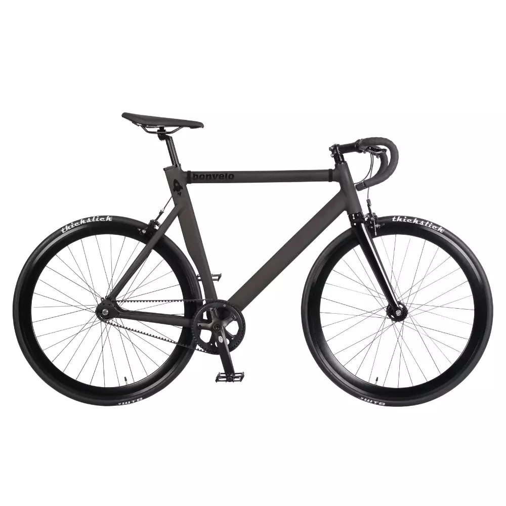 singlespeed rennrad bonvelo Singlespeed Bike RAKEDE Black Gates Carbon Drive S/M