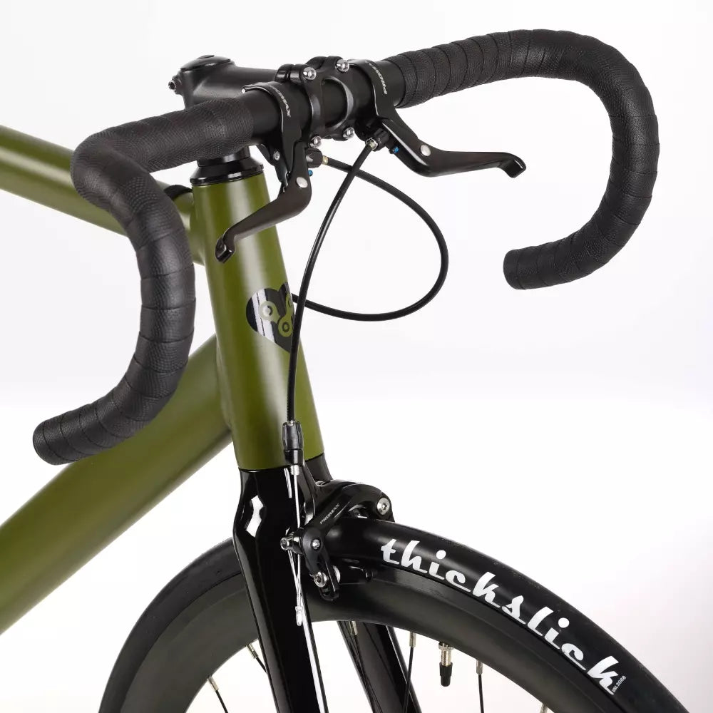bonvelo RAKEDE Gates Carbon Drive Singlespeed Olive S/M