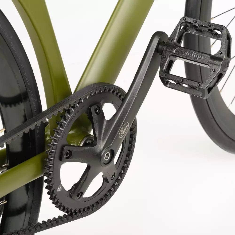 bonvelo RAKEDE Gates Carbon Drive Singlespeed Olive L/XL