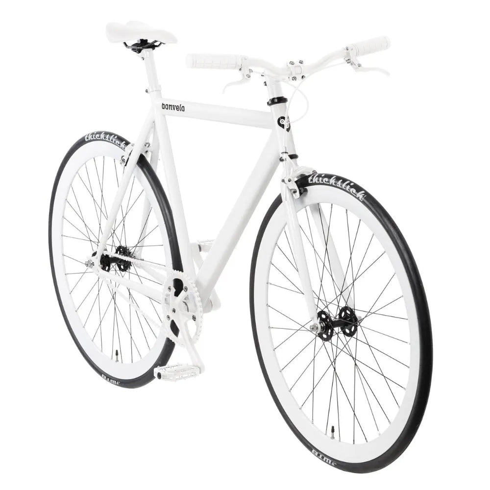 bonvelo Singlespeed & Fixie Bike BLIZZ Lightning White