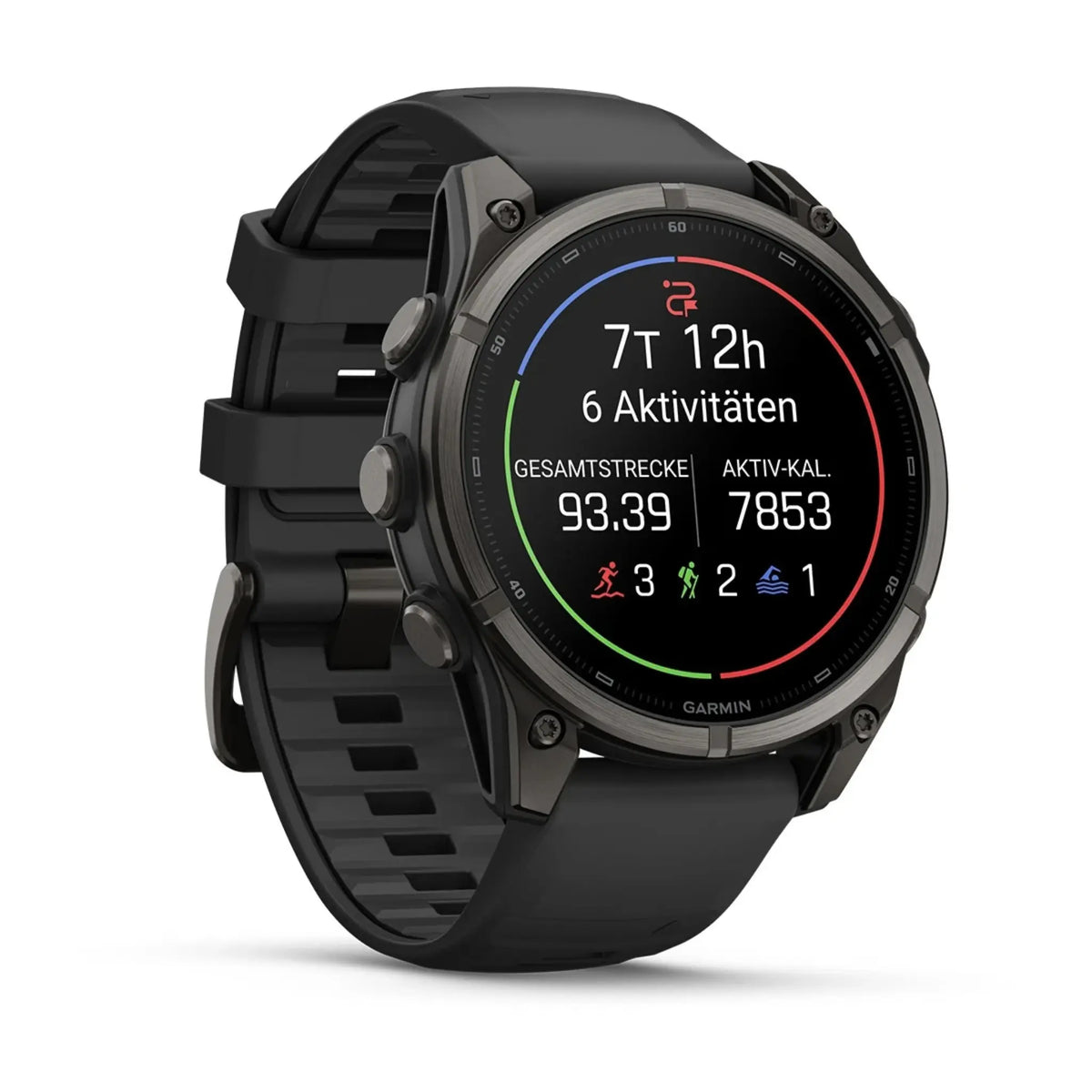 Garmin fenix 9 Schwarz/Carbongrau 51mm GPS Sportuhr