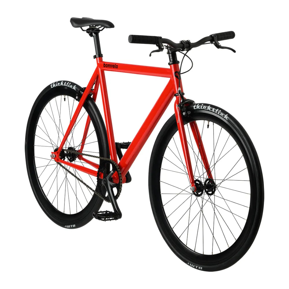 bonvelo Singlespeed Fixie Bike BLIZZ Red Flag S Paceheads