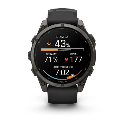 Garmin fenix 9 Schwarz/Carbongrau 51mm GPS Sportuhr
