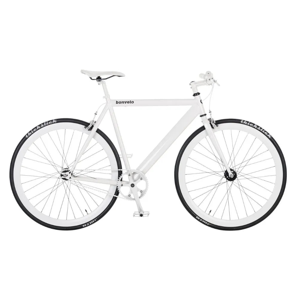 bonvelo Singlespeed & Fixie Bike BLIZZ Lightning White