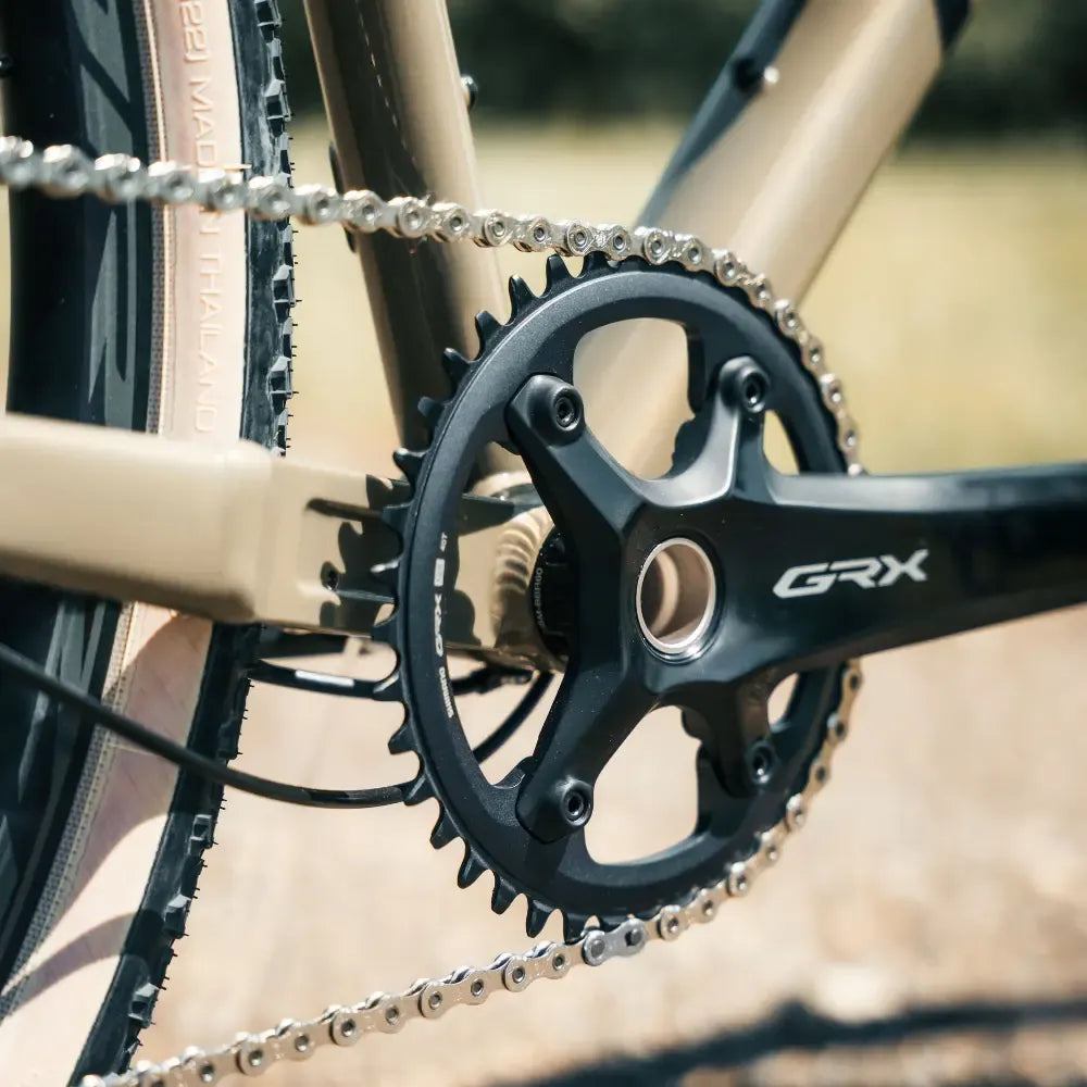 Shimano GRX Kurbelfoto, Seitenansicht
