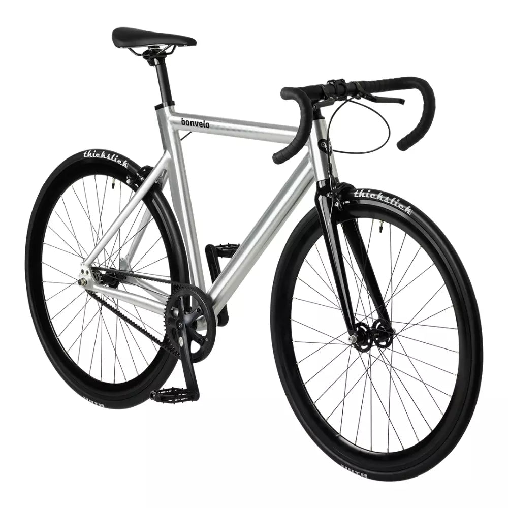 bonvelo Singlespeed Bike RAKEDE Raw Gates Carbon Drive L/XL