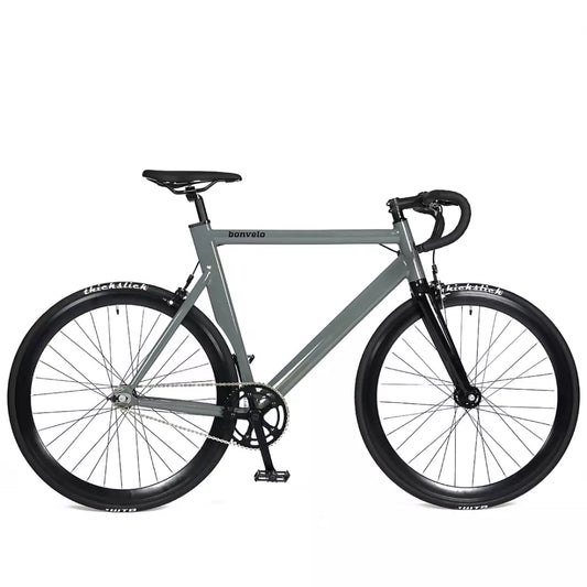 bonvelo Singlespeed Bike RAKEDE Asphalt Gates Carbon Drive L/XL