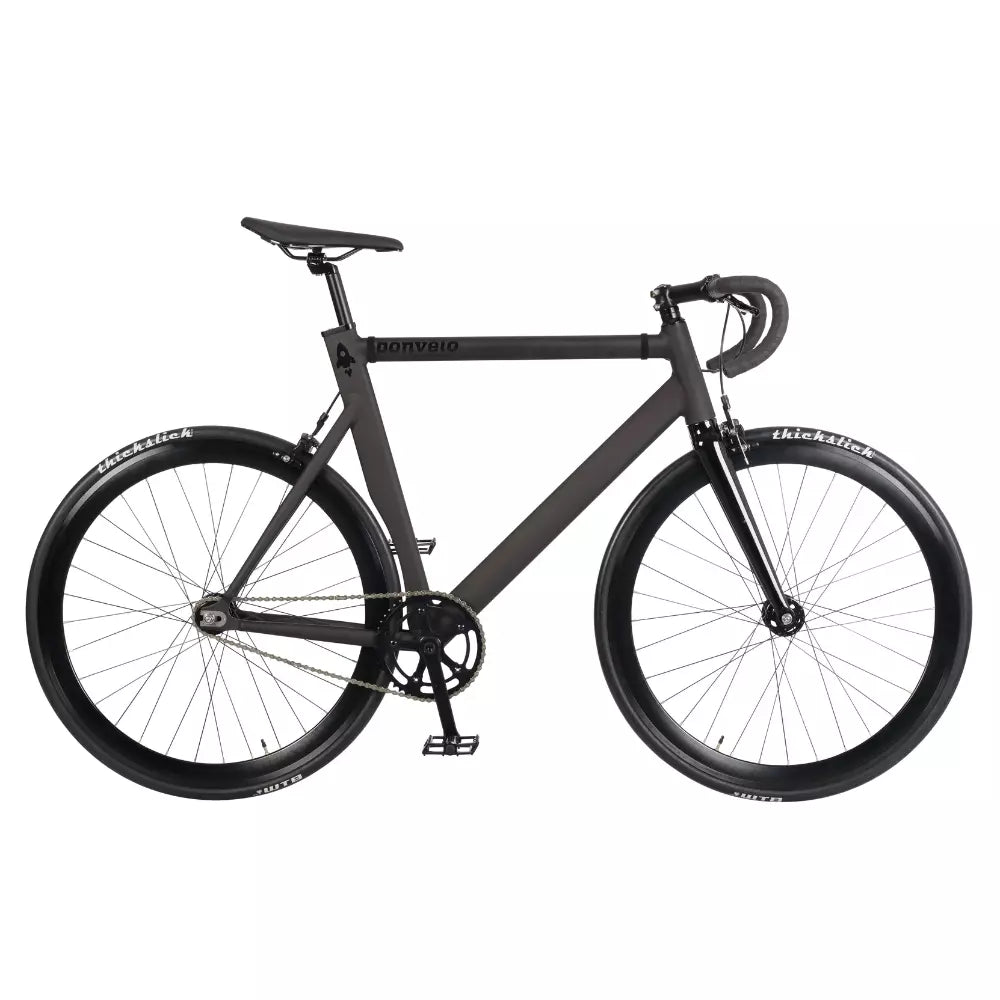 bonvelo Singlespeed & Fixie Bike RAKEDE Black Kette S/M