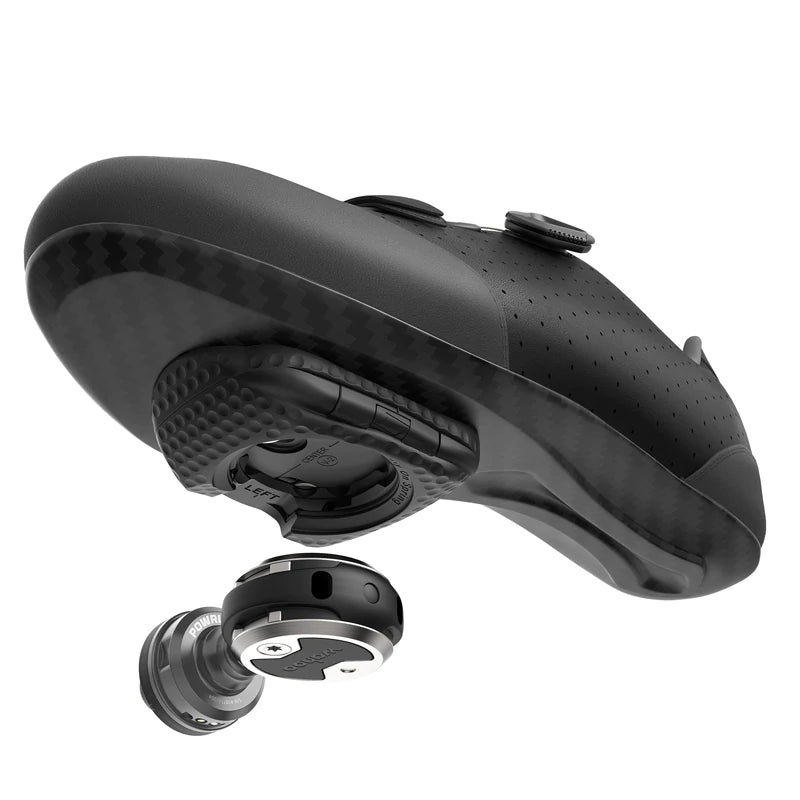 WAHOO POWRLINK ZERO DUAL einklicken an der Pedale