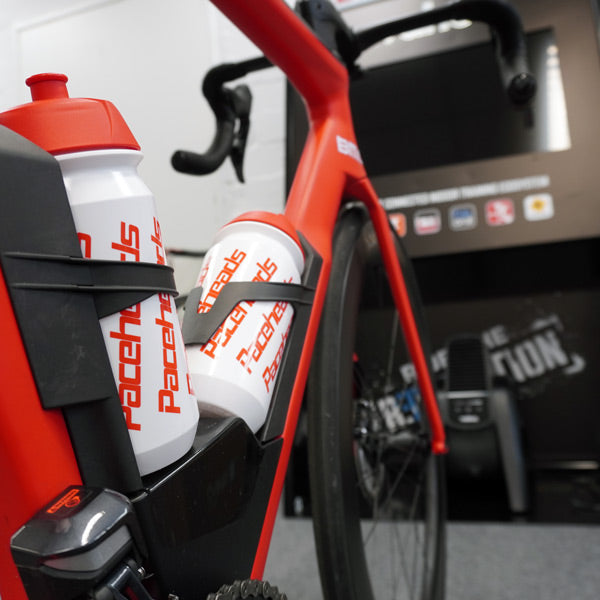 rennrad pace Paceheads Trinkflasche weiß | 500ml im Paceheads Design